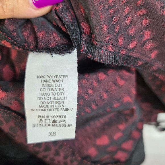 Sun Kim XS Crocodile Asymmetrical Lagenlook Button Front Blazer USA Designer